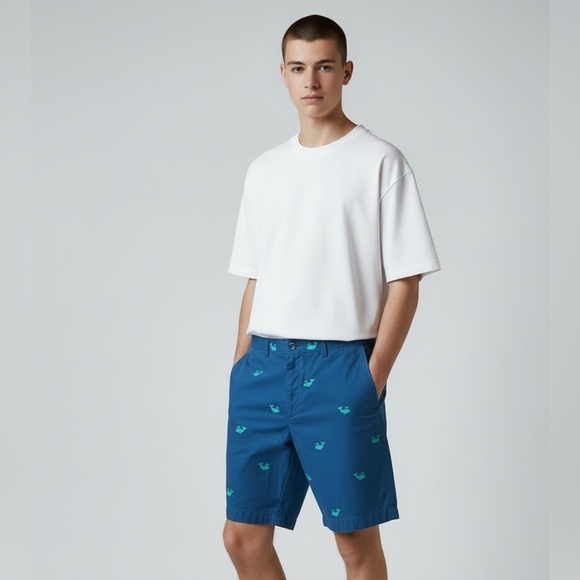 Brooks Brothers Other - Brooks Brothers boys shorts size 18. Excellent condition blue and green w/whales